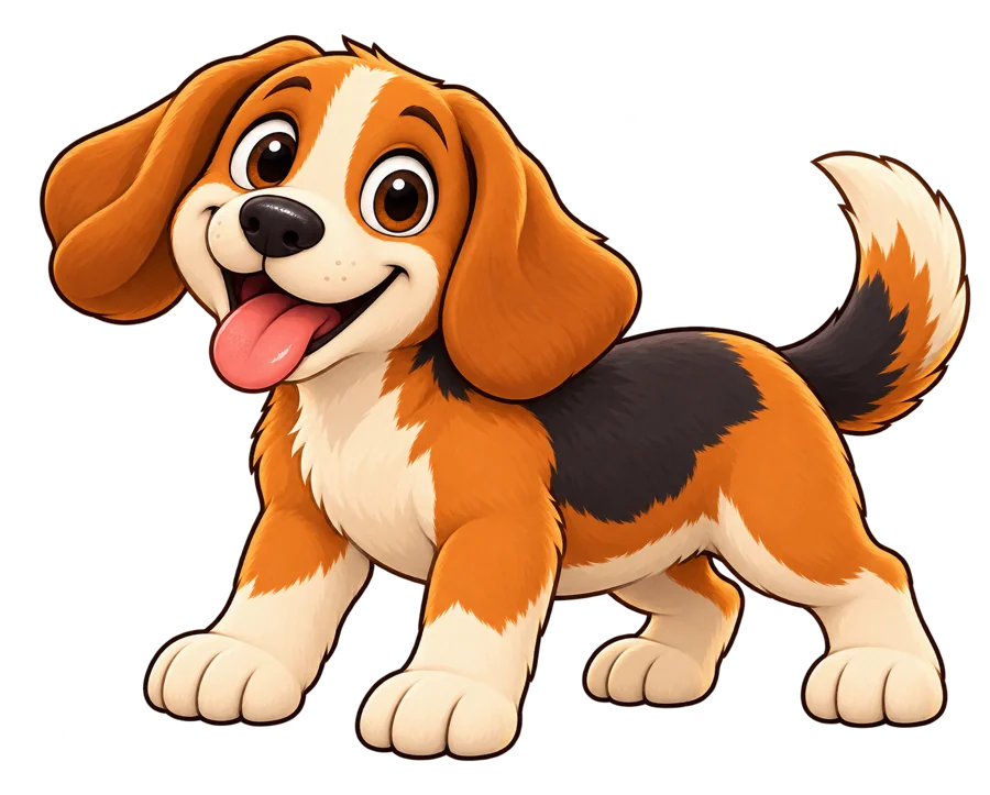 Pooch is ready for a mischievous new adventure.